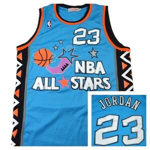 Mitchell & Ness Michael Jordan 1996 NBA All Star Jersey Mens Large Teal 23 Retro
